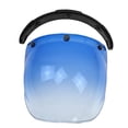 thumbnail image 4 of thinsony Open Face Helmet Visor Motorcycle Helmet Bubble Visor PC Lens Light Blue, 4 of 8