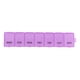 thumbnail image 1 of Ofertas Únicas 1 Pc 7 Rejillas Funda de Pastillas Colgante de Cadena Impermeable para Viajes Clara Rosa, 1 of 6