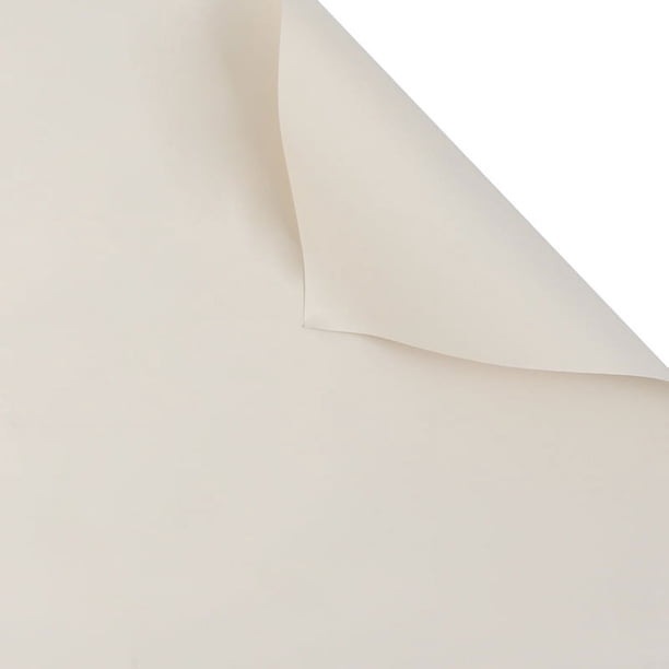 Nvzi matte solid color paper thickened opaque flower packaging paper, single color candy colored Eurasian paper, bouquet packaging paper (smoke white)