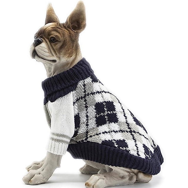 m, Marine, Vtements Pour Animaux De Compagnie, Pulls Carreaux En Diamant Pour Chats Et Chiens, Accessoires, Vtements Pour Chiens, Sudaderas Pou
