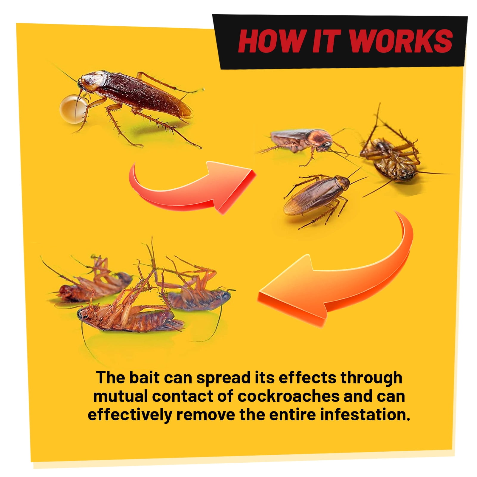 Alvantor Roach Gel Bait for Indoor and Outdoor Pest Control, Fast-Acting, 0.35 oz