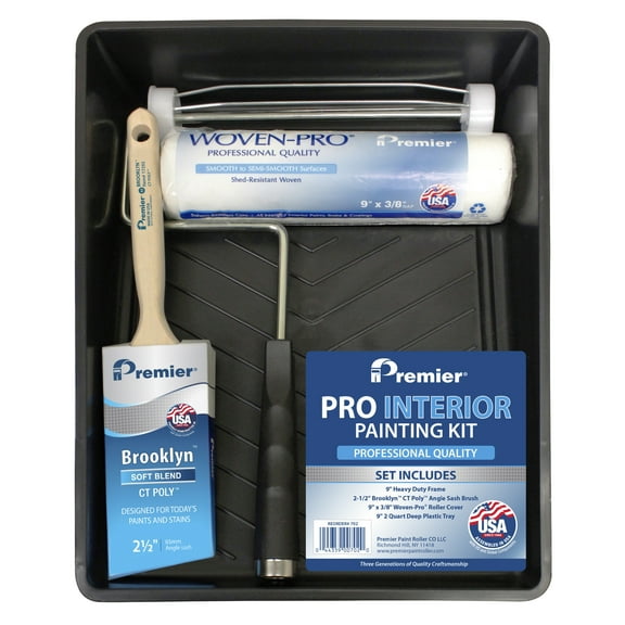 Premier Paint Roller 4-Piece Pro Interior Painting Kit