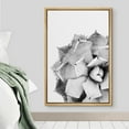 thumbnail image 3 of IDEA4WALL Framed Canvas Wall Art Rose Succulent Botanical Art Black And White Desert Plants Floral Photography Print Rustic Minimal for Living Room, Bedroom, Office - 16"x24" Natural, 3 of 5