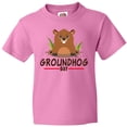 thumbnail image 3 of Inktastic Groundhog Day with Cute Groundhog Illustration Youth T-Shirt, 3 of 5