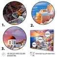 thumbnail image 3 of Designart "Greece Oia painting I" Cityscapes Canvas Wall Art, 3 of 5