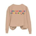 thumbnail image 3 of Be kind shirt women blessed girl long sleeve t-shirts for women Is within Her She Will Not Fall Ms. Casual Comfortable Print Long Sleeve Loose Loose Warrome Bloger, 3 of 7