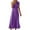 Purple, variant on Dvprdro Womens Summer Cotton Linen Dress Fashion Solid Lapel Neck Sleeveless Pleated Flowy Button Down Casual Loose Beach Sun Maxi Long Shirt Dress