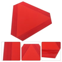 Luxshiny Slow Moving Vehicle Reflective Triangle Sign for Golf Carts 1Pcs