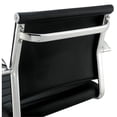 thumbnail image 5 of Home Square Jackson Contemporary Faux Leather Bar Stool in Black - Set of 2, 5 of 7