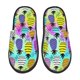 thumbnail image 1 of Fotbe Graffiti Pineapples Pantuflas Peludas para Mujer con Estampado, Zapatillas de Peluche, Zapatos de Invierno para Casa, Uso Interior y Exterior-Medium, 1 of 8