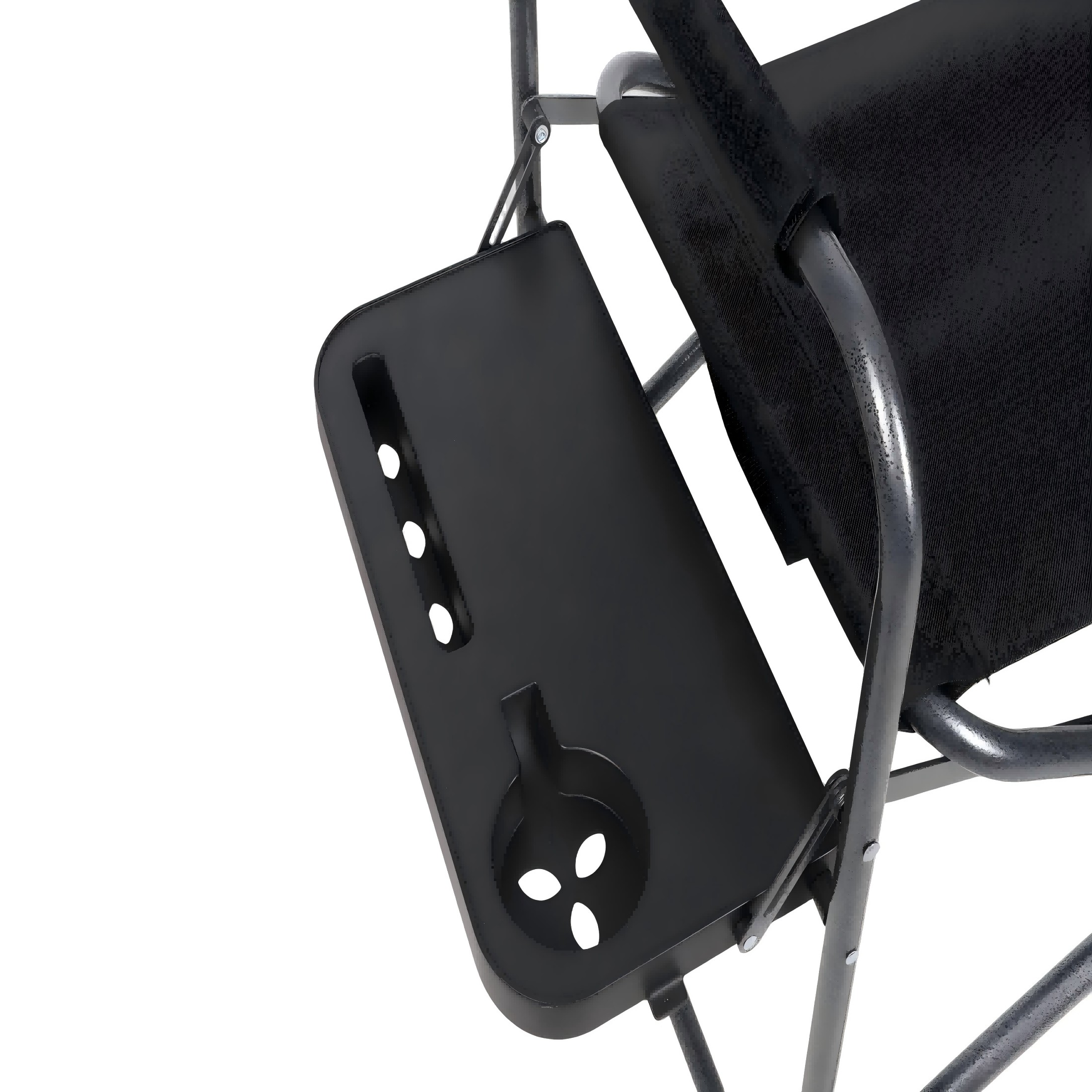 Ozark Trail Director Chair with Side Table, Black photo 8