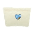 thumbnail image 1 of 1 Pc Bolsa de Maquillaje en Forma de Corazón para Mujeres, Duradera, Ideal para Vacaciones, Camping, Gimnasio y Viajes, Color Beige, Poliéster, 1 of 3