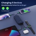 thumbnail image 2 of Cargador portátil PowerBank 40.800mAh con 2 cables integrados, 2 of 7