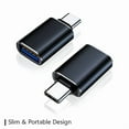 thumbnail image 2 of Fenzer USB C to USB Adapter Pack of 2, USB 3.0 Female to Thunderbolt 4/3 Adapter Compatible with MacBook Pro Air 2024 | 2025, Surface, iPad, iPhone, Galaxy Notebook, XPS and More Type C Devices,Space, 2 of 5