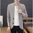thumbnail image 4 of Suéter de punto con cuello en V para hombre, sudadera negra de negocios para hombre, nueva moda, jersey de gran tamaño Y2k, ropa de calle de lana con calefacción, 4 of 5