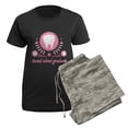thumbnail image 5 of CafePress - Dental School Graduate Pajamas - Women's Short Sleeve Print T-Shirt and Pants Dark Cotton Pajama Set, 5 of 7