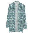 thumbnail image 4 of Cardigan Léger pour Femmes Manches Longues Ouvert devant Blouse Couverture de Plage Habillée Décontractée Veste d'Automne Vêtements, 4 of 5