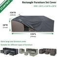 thumbnail image 5 of STARTWO Waterproof Patio Furniture Cover - Tear Proof Large Outdoor Sectional Cover for 14 Seating Table and Chairs, with Windproof Buckles, 5 of 8