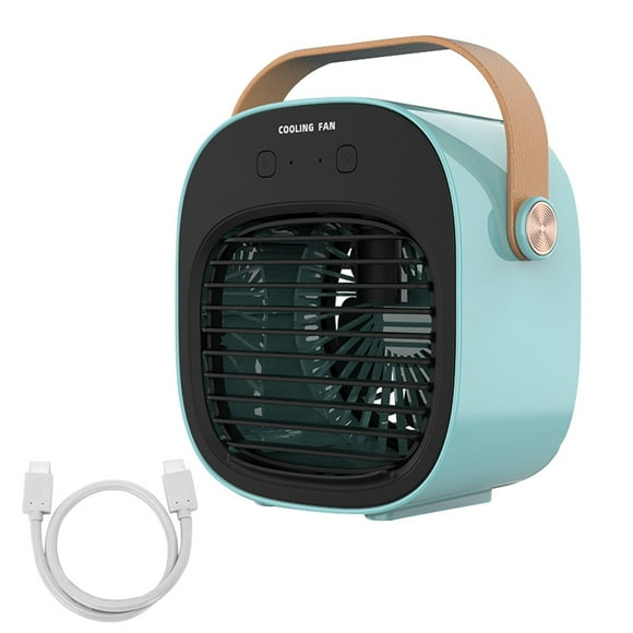 Advancent Enfriador de aire portátil Mini USB aire acondicionado ventilador de refrigeración humidificador de niebla Humidificadores Azul Advancent HA005747-02B