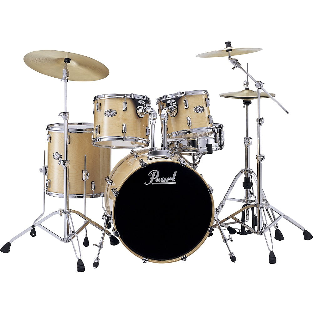Pearl Vision VLX 5Piece Fusion Drum Set Clear Birch