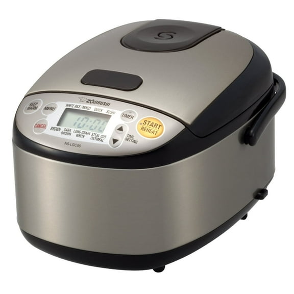 Zojirushi NS-LGC05XB 3 Cup Stainless Steel Micom Rice Cooker & Warmer