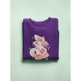 thumbnail image 3 of Anime Girl Enjoying Summer Sweatshirt Women -Image by Shutterstock, Female XX-Large, 3 of 4