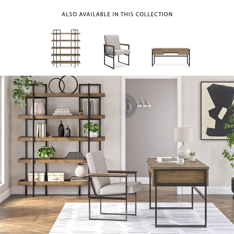 Signature Design by Ashley Montia Light Brown 67" Home Office Desk