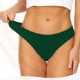 thumbnail image 7 of NMMUED Mid Waisted Bikini Bottoms for Women - Full Coverage Bathing Suit Swimsuit Basic Swim Briefs Dark Green L, 7 of 7
