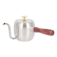 thumbnail image 2 of Stainless Steel Hand Drip Coffee Kettle with Wooden Handle and Long Spout, 2 of 4