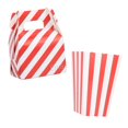 thumbnail image 2 of 12 Uds. Caja de palomitas de maíz a rayas, caja de regalo rosa con puntos, recuerdo de fiesta, boda, palomitas de maíz, decoración para fiesta de niños, bolsas, suministros para fiestas, 2 of 4