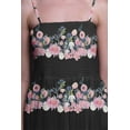 thumbnail image 2 of Bimba Ranunculus & Chrysanthemum Floral Print Women Smocked Bodice Beach Sun Dress-XXX-Large, 2 of 7