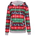 thumbnail image 4 of Conjuntos estampados de Navidad para mujer a la moda, ropa de salón, traje, Sudadera con capucha, conjunto para el hogar, Tops y pantalones Pompotops  gfhjh13133, 4 of 9