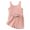 Pink, variant on KDSJSXW Girls Clothing Summer Boys And Girls Solid Color Sleeveless Round Neck T Shirt Casual Tie Shorts Two Piece Suit Kids Clothes Girls Girls 10-12 Summer Outfits Girl Summer Outfits(Pink,90)