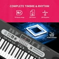 thumbnail image 4 of YouYeap 61 Key Piano Keyboard Portable Electric Keyboard with Microphone, 4 of 8