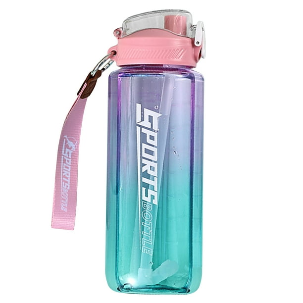 Fitness Cups 1000ml Botella Deportiva A Prueba Fugas BPA para La Oficina Escolar