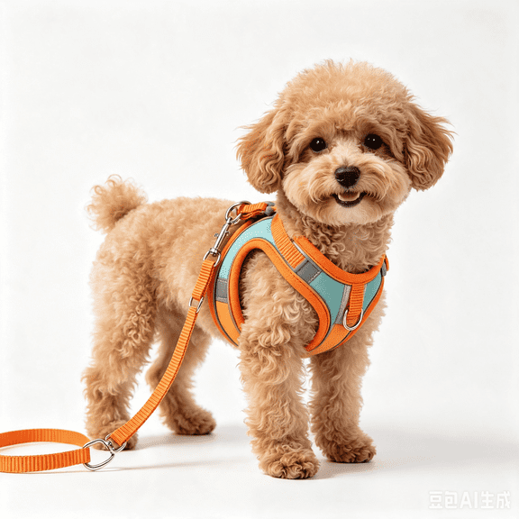 Reflective Escape-Proof Harness & Leash Set, Breathable Mesh Vest for Cats & Small Dogs, L:9-15 lb