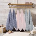 thumbnail image 2 of PiccoCasa Cotton Kitchen Towels 6Pcs, 13" x 29", Classic Plaid Mixed Color, 2 of 7