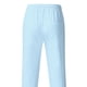 thumbnail image 4 of Hombres Cordón Casual Pantalones Sueltos Pantalones Cintura Elástica Pantalones con Bolsillos, 4 of 4