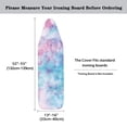 thumbnail image 5 of HELLHERO Ironing Board Cover Soft Fabric Home Protective Cover Ironing Desk 15x54 Inch Tie-Dye Swirl Pattern, 5 of 5