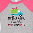 thumbnail image 4 of Inktastic My Oma and Opa Love Me Grandson Truck Boys Baby Bodysuit, 4 of 5
