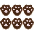 thumbnail image 3 of BALAHAPY 6Pcs Brown Pink Design Tennis Vibration Dampener for Improved Racket Control and Comfort, 3 of 8