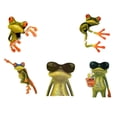 thumbnail image 3 of Kenally Pegatina Universal para coche 3D Peep Frog, pegatinas divertidas para coche, pegatina para ventana de rana estéreo para camión, decoración Type3 NO3 Kenally CZ9237-01, 3 of 6