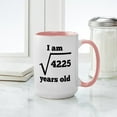 thumbnail image 4 of CafePress - 65Th Birthday Square Root Ceramic Mug - 15 oz Ceramic Large White Novelty Mug, 4 of 4