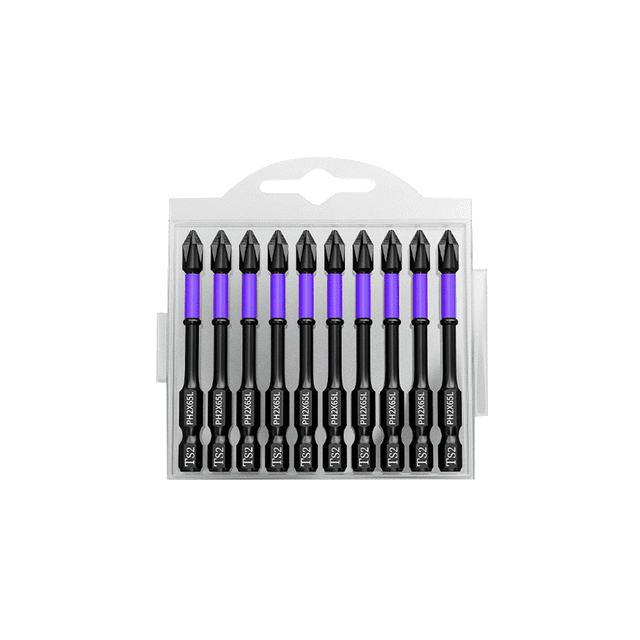 PH2 Magnetic Batch Head Crosses Screwdriver Impact Drill Bit Screw 65mm Non- Electric Screwdriver Power Tools