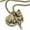 Coffee, variant on K-KED Women Men Vintage Retro Cat Pendant Necklace Silver Plated Neck Jewelry-Silver