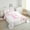 Pink F, variant on Erosebridal Pink Rose Comforter Sets Twin Size, Initial R Letter Comforters & Duvets, Cartoon Decor, Reversible 2 Pieces