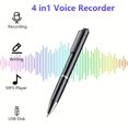 thumbnail image 3 of Digital Voice Recorder with Noise Cancelling, Voice Activated USB Recorder for Meetings Lectures Interviews, 3 of 13