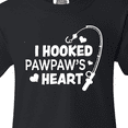 thumbnail image 4 of Inktastic I Hooked Pawpaw's Heart with Fishing Rod Youth T-Shirt, 4 of 5
