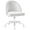 White, variant on WOLEGEDO Office Chair Armless Cute Desk Chair Modern Adjustable Swivel Padded Fabric Vanity Task Computer Chair Home Office Desk Chairs with Wheels Grey