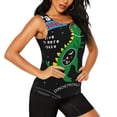 thumbnail image 2 of Fotbe Space Dino Cartoon Black Blusas Sin Mangas para Mujer – Estilo Casual, Corte Suelto, Slim-Fit, Cuello Redondo Deportivo, Tops de Verano para Gimnasio y Yoga-X-Large, 2 of 7